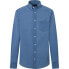 HACKETT Indigo Oxford long sleeve shirt