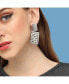 Фото #3 товара Women's Weave Drop Earrings