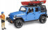 Фото #1 товара Bruder bruder Jeep Wrangler Rubicon Unlimited with kayak and figure, model vehicle