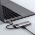 Фото #11 товара Аксессуар Baseus 5в1 многоразовый USB-C PD 100W HDMI 4K 3x USB 3.2 серый
