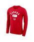 ფოტო #3 პროდუქტის Men's Red Canada Soccer Lockup Legend Performance Long Sleeve T-shirt