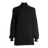 Фото #4 товара Free Assembly Tunic Sweater Women Size XS Black Turtleneck Long Sleeve Pullover