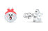 Фото #2 товара Swarovski 施华洛世奇 Line Friends瑜伽可妮兔耳钉 女款 白色 / Swarovski Line Friends Earning 5514435