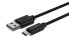 Фото #2 товара Ansmann 1700-0130, 1 m, USB A, USB C, 480 Mbit/s, Black