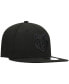 ფოტო #2 პროდუქტის Men's Memphis Grizzlies Black On Black 9FIFTY Snapback Hat