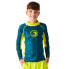 REGATTA Hoku II long sleeve T-shirt Moroccan Blue / Citon Lime, 15-16 лет - фото #2