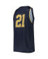 Men's #21 Navy Notre Dame Fighting Irish Alternate Replica Basketball Jersey