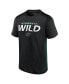 Men's Black, Green Minnesota Wild Authentic Pro Rink Tech T-Shirt