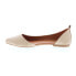 Miz Mooz Belinda Womens Brown Leather Slip On Ballet Flats Shoes 6