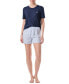 ფოტო #1 პროდუქტის Women's 2-Pc. T-Shirt & Boxer Pajamas Set