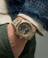 ფოტო #5 პროდუქტის Men's Swiss Automatic Chronograph Khaki Aviation X-Wind Beige Textile Strap Watch 45mm