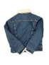 Фото #2 товара Levis Women's Fur Collar Ex-Boyfriend Trucker Jacket Color Blue 376200000