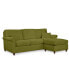 Фото #45 товара Lidia 82" Fabric 2-Pc. Chaise Sectional Queen Sleeper Sofa with Storage Ottoman - Custom Colors, Created for Macy's