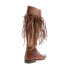 Фото #8 товара Bed Stu Hoplia F397001 Womens Brown Leather Zipper Knee High Boots 6