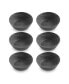 Фото #1 товара 7.5" Faux Real Wood 6-Piece Low Bowl Set, 42 oz