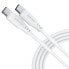 Фото #13 товара Kabel przewód do telefonu USB-C 60W 20V 3A 1.2m biały