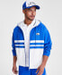 Men's Colorblocked Full-Zip Hooded Jacket