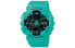 Фото #1 товара Часы и аксессуары CASIO BABY-G Женские часы с большим циферблатом зеленого цвета BA-111-3A