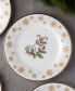 Фото #10 товара Holly Berry Gold Set of 4 Assorted Appetizer Plates, 6-1/4"