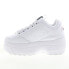 Fila Disruptor II Wedge 5FM00704-125 Womens White Lifestyle Sneakers Shoes