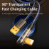 Фото #2 товара Kabel przewód kątowy do iPhone USB-A - Ligtning 2.4A 1.2m niebieski