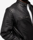 Фото #6 товара Men's Grainy Polyurethane Leather Moto Jacket