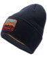 Фото #2 товара Men's Embroidered Mountain Logo Patch Beanie