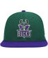 Men's Hunter Green, Purple Milwaukee Bucks Hardwood Classics Coast to Coast Fitted Hat