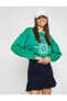 Фото #3 товара Oversize Sweatshirt Polo Yaka