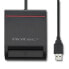Qoltec Smart chip ID card scanner - 84.5 mm - 16 mm - 65 mm - 63 g - 0.9 m - USB 2.0