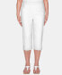 ფოტო #2 პროდუქტის Missy Women's Classics Allure Clam Digger Capri Pants