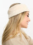 Columbia Fire Side plush headband in cream