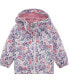 Toddler Girls Fleece Lined Windbreaker Rain Jacket