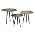 Set of 3 tables Home ESPRIT Aluminium