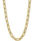 ფოტო #1 პროდუქტის Paperclip Link Chain 20" Chain Necklace in 14k Gold
