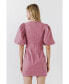 ფოტო #5 პროდუქტის Women's Puff Sleeve Mini Dress