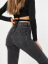 Фото #5 товара Topshop mom jeans in washed black