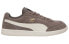 PUMA Liga Suede 复古德训 低帮 板鞋 男女同款 棕白 / Кроссовки PUMA Liga Suede 364932-02