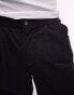 Topman extra wide trousers in black