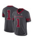 Фото #2 товара Men's #1 Anthracite Oklahoma Sooners Alternate Game Jersey