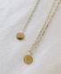 ფოტო #2 პროდუქტის 14K Gold Plated Alana Rope Medallion Necklace with Starburst Diamond