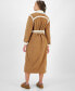 ფოტო #3 პროდუქტის Women's Notch-Lapel Tie-Waist Classic Robe