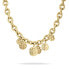 Фото #2 товара Bold Gold Plated Coins Necklace TJ-0437-N-50