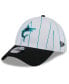 Men's White Miami Marlins 2024 Batting Practice 39THIRTY Flex Hat Черный, L/XL - фото #1