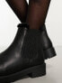 Фото #2 товара Yours Wide Fit chelsea boots in black