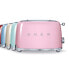 Фото #7 товара SMEG toaster TSF01PKEU (Pink) - 2 slice(s) - Pink - Steel - Buttons - Level - Rotary - China - 950 W