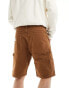 Фото #3 товара Lee straight fit canvas carpenter shorts in brown