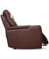 Greymel 74" Zero Gravity Leather Loveseat with Console and Power Headrests, Created for Macy's