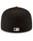 Men's Black San Francisco Giants National Baseball Hall of Fame 59FIFTY Fitted Hat Черный, 7 5/8 - фото #4