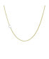 Diamond Asymmetrical Initial 14K Yellow Gold Necklace